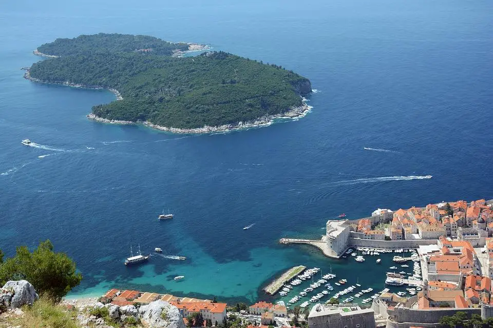 Overview of the Lokrum Island