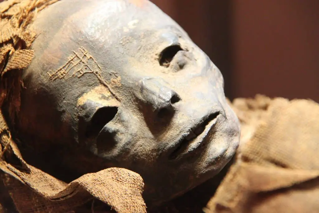 Mummy at the Egyptian Museum