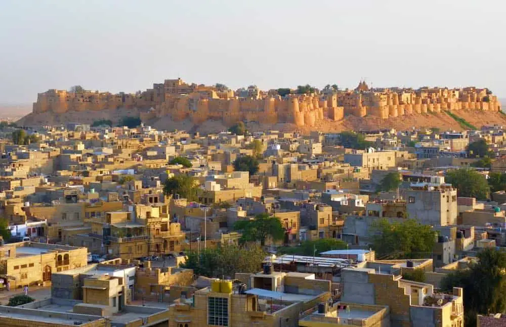 Panoramic view of Jaisalmer