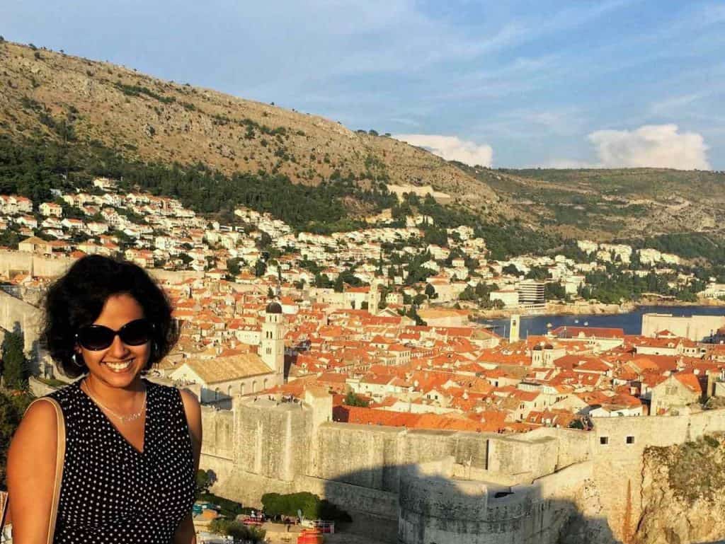 View of the old town from Fort Lovrijenac