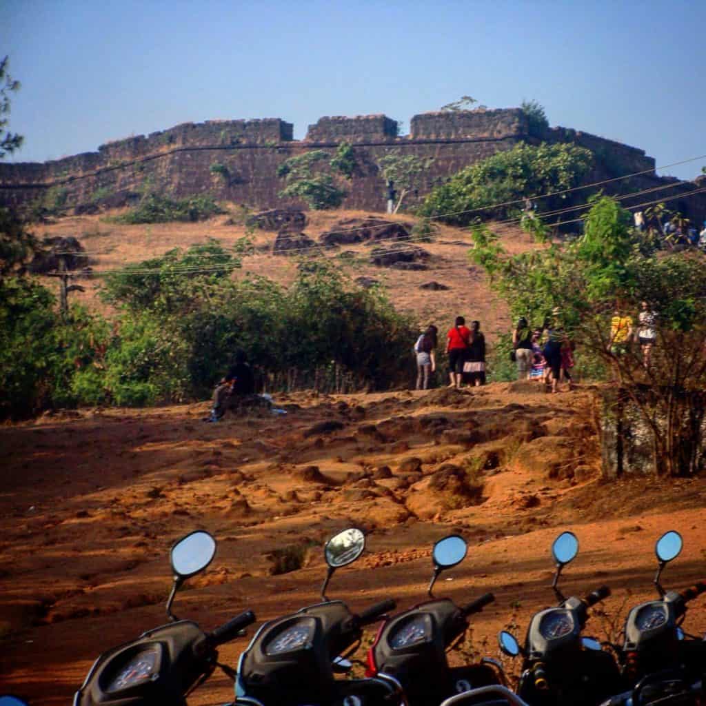 Fort Aguada on a trip to Goa in budget