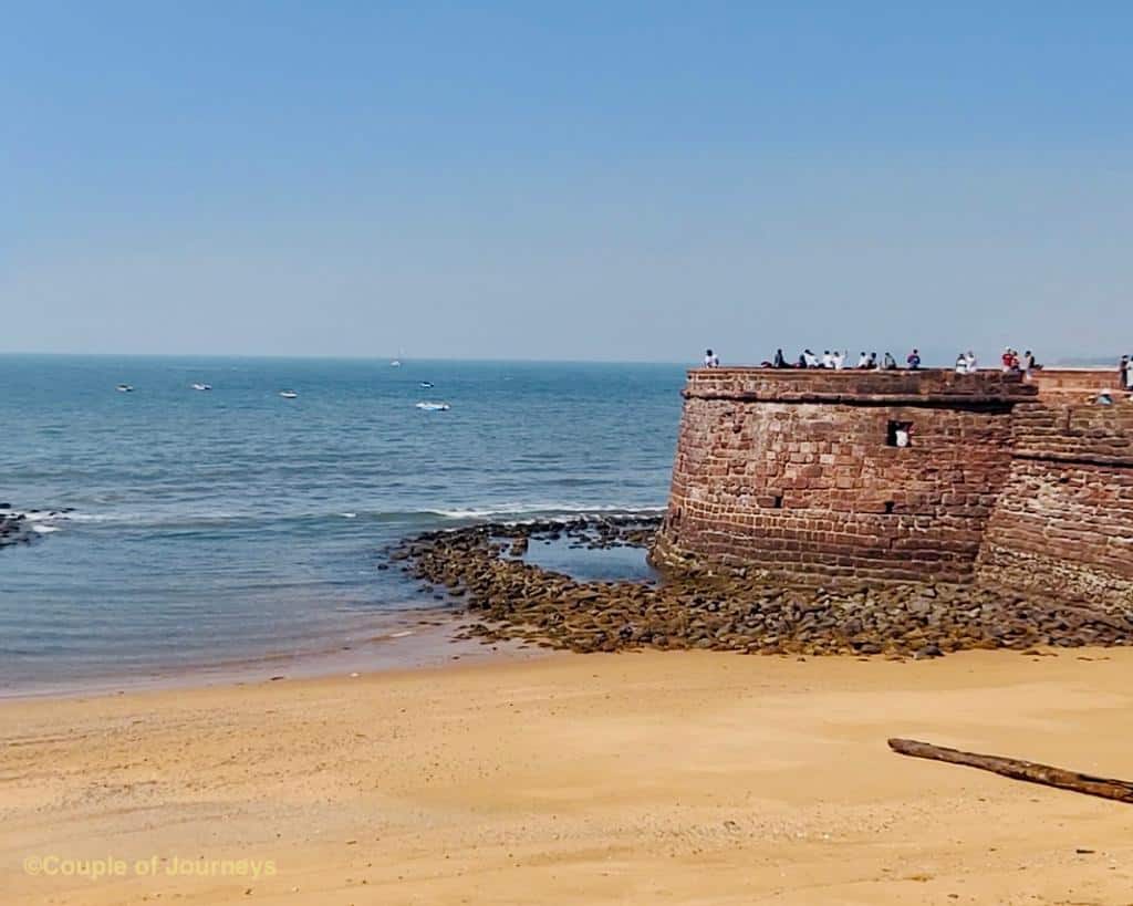 Lower Fort Aguada close to Candolim, Goa