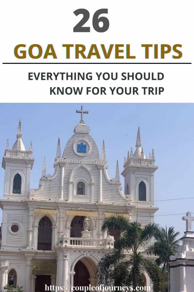 Goa Travel Tips
