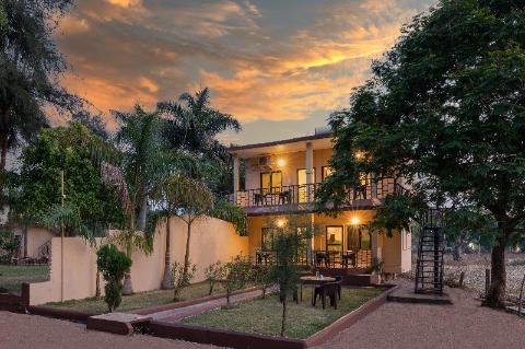 View of the resort Avadale in Tadoba. 