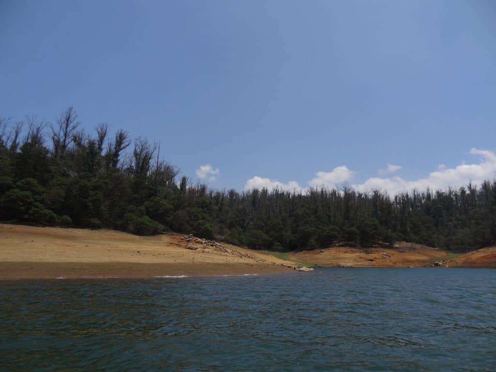 A picture of Pykara Lake in Ooty 